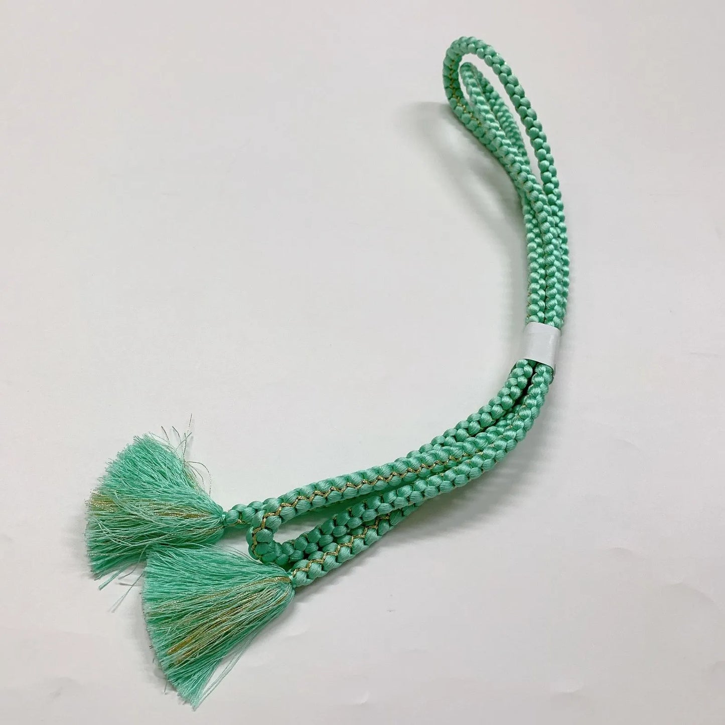 6385# Japanese Kimono Accessory Obiage and Obijime 2-piece Set Silk Shibori