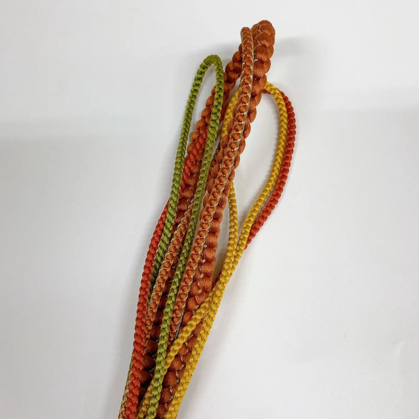 6386# Japanese Kimono Accessory Obiage and Obijime 2-piece Set Silk Shibori