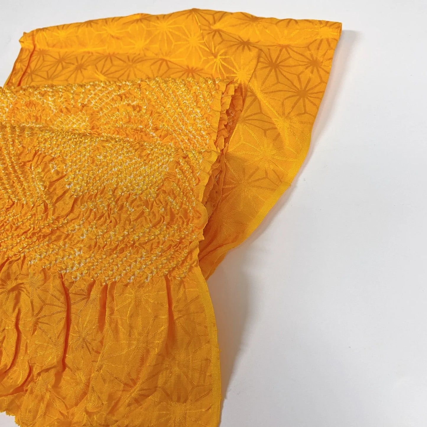 6386# Japanese Kimono Accessory Obiage and Obijime 2-piece Set Silk Shibori