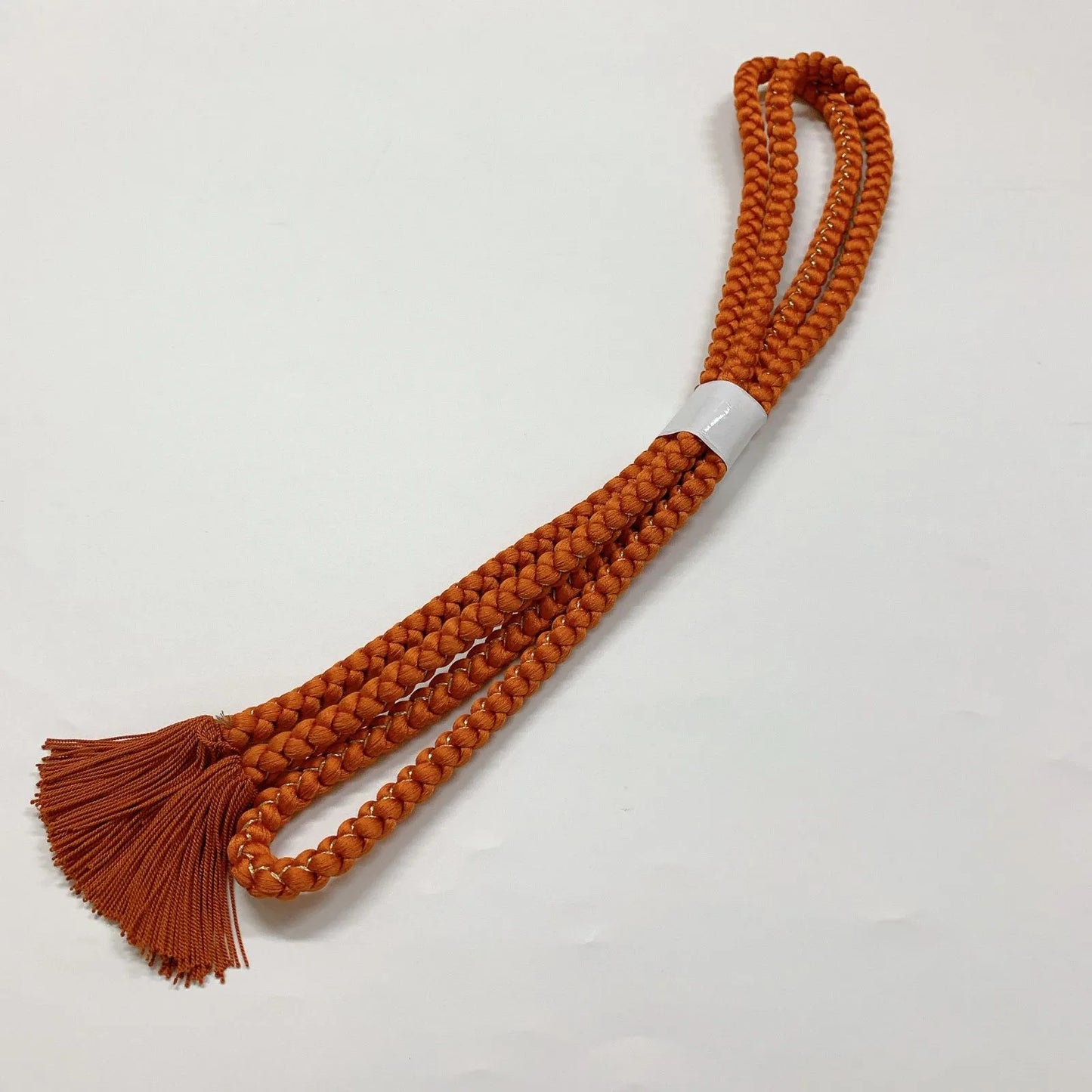 6389# Japanese Kimono Accessory Obiage and Obijime 2-piece Set Silk Shibori