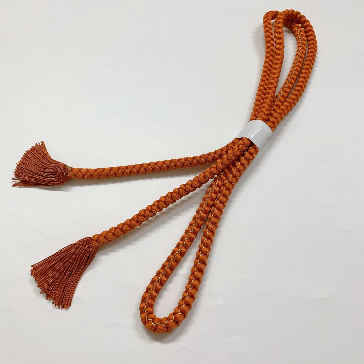 6389# Japanese Kimono Accessory Obiage and Obijime 2-piece Set Silk Shibori