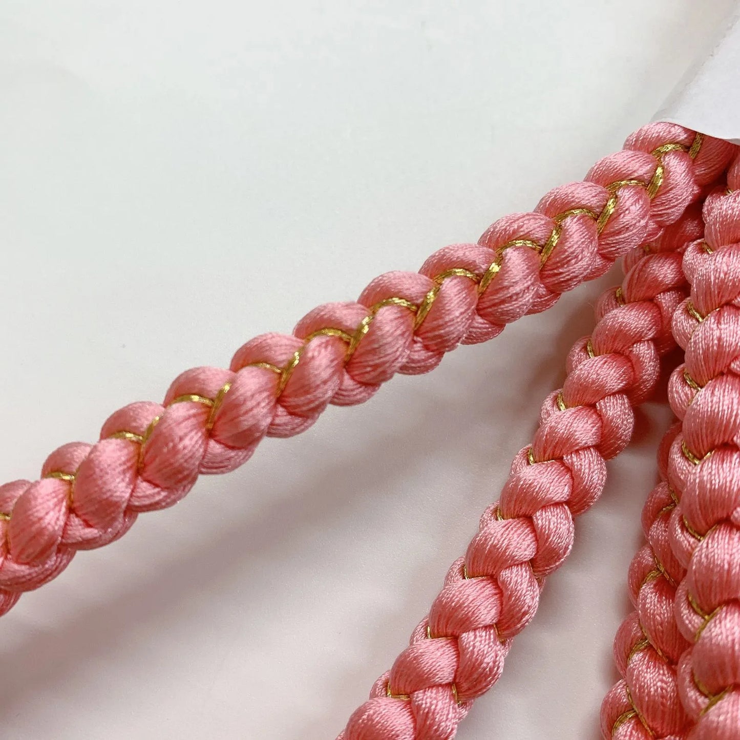 6390# Japanese Kimono Accessory Obiage and Obijime 2-piece Set Silk Shibori