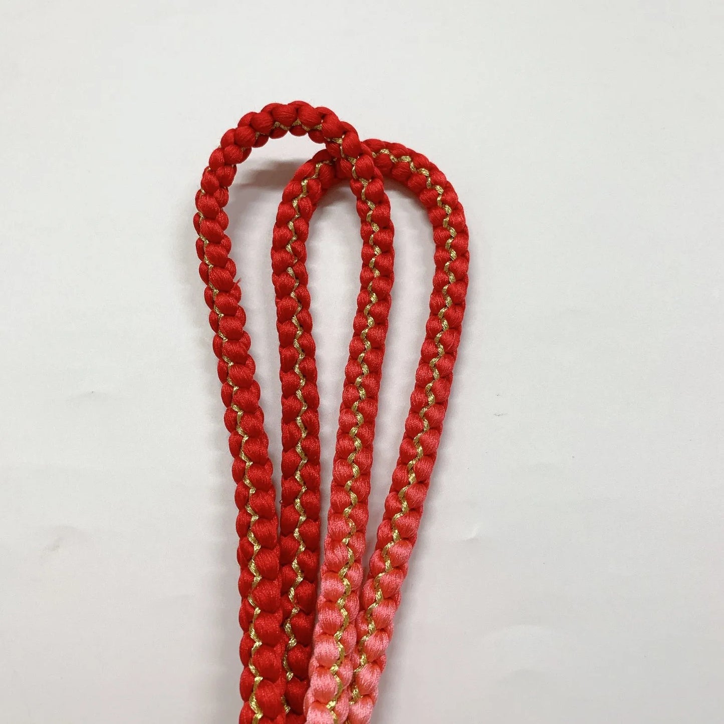 6391# Japanese Kimono Accessory Obiage and Obijime 2-piece Set Silk Shibori