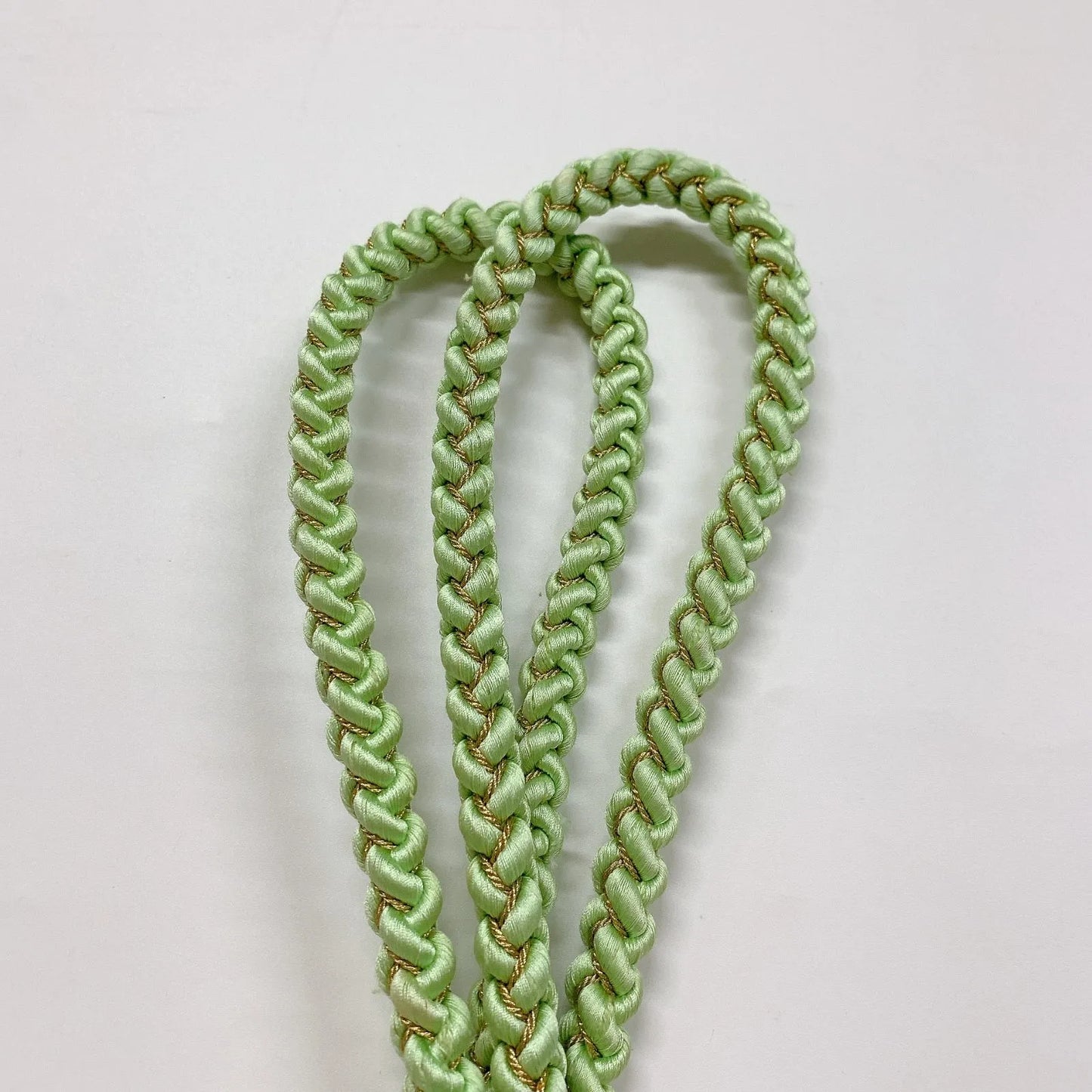 6392# Japanese Kimono Accessory Obiage and Obijime 2-piece Set Silk Shibori