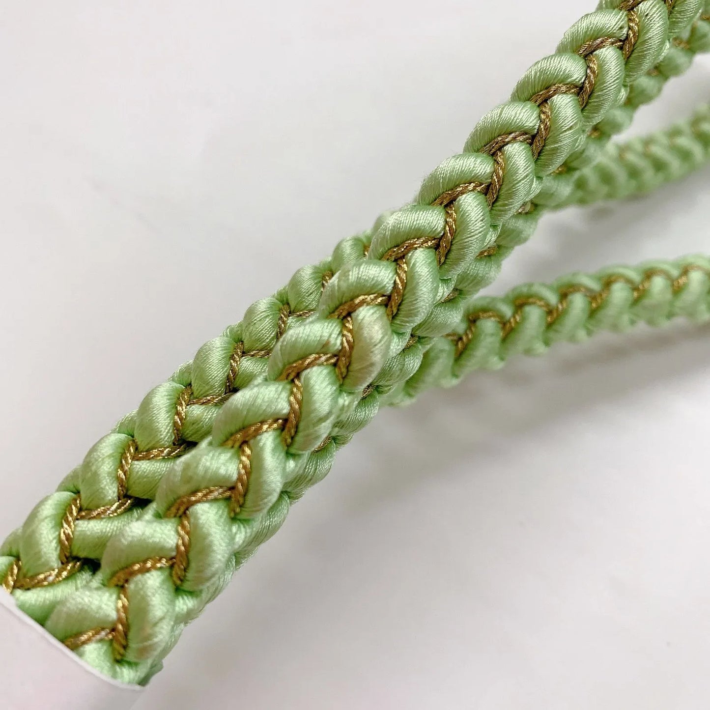 6392# Japanese Kimono Accessory Obiage and Obijime 2-piece Set Silk Shibori