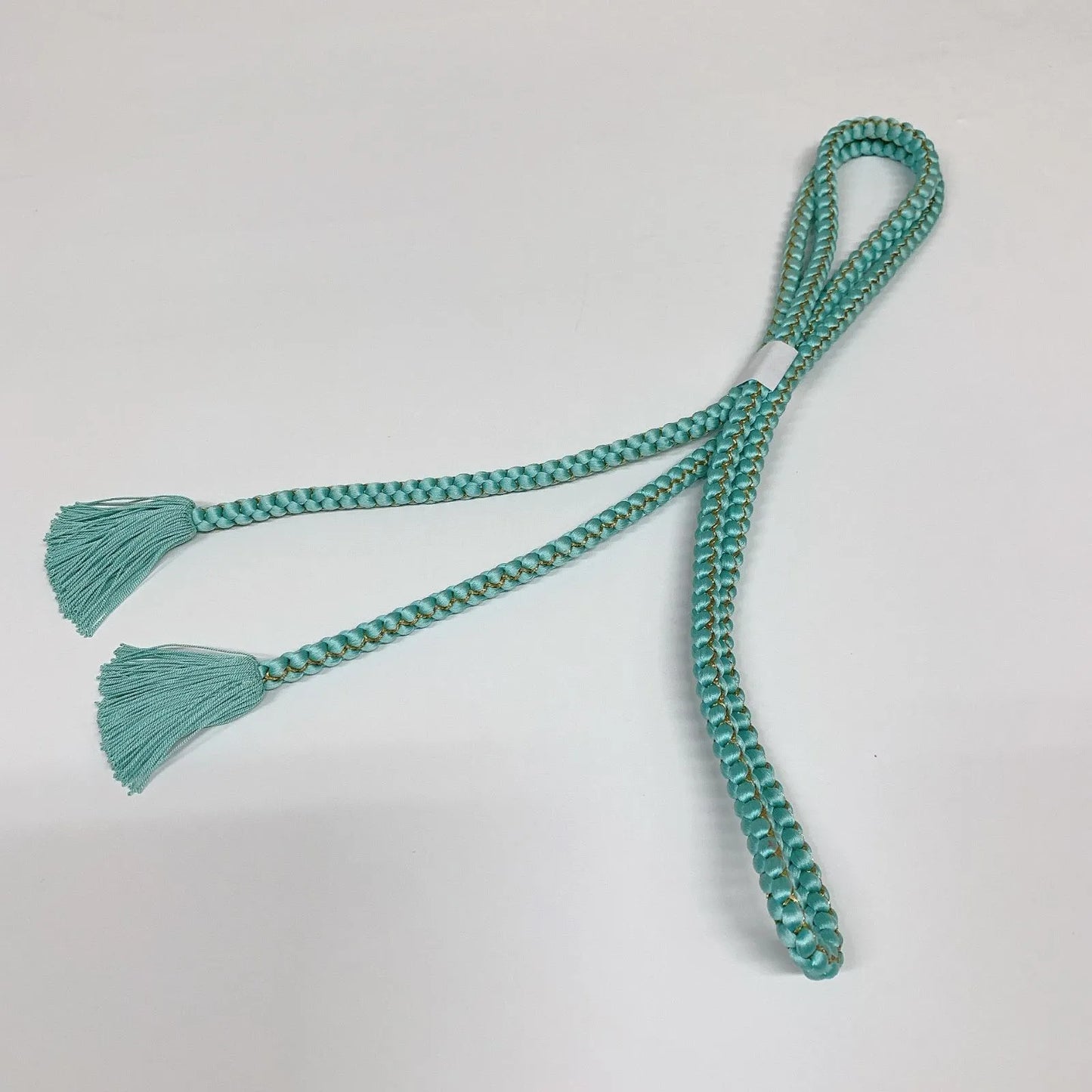 6395# Japanese Kimono Accessory Obiage and Obijime 2-piece Set Silk Shibori