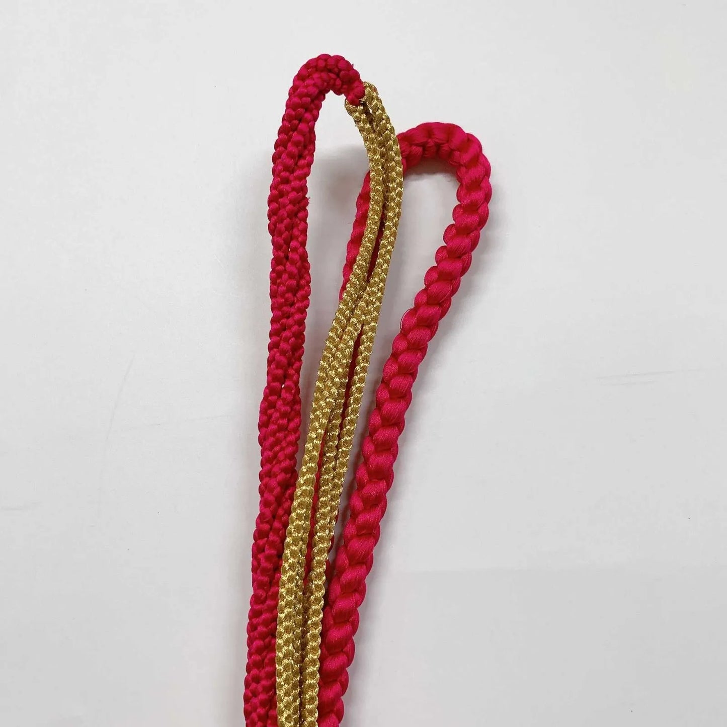 6399# Japanese Kimono Accessory Obiage and Obijime 2-piece Set Silk Shibori