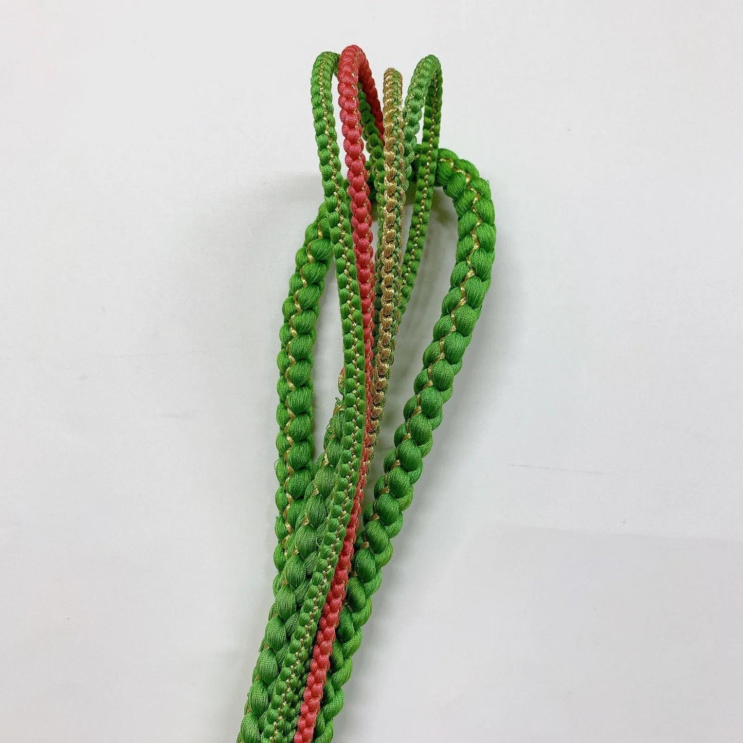 6402# Japanese Kimono Accessory Obiage and Obijime 2-piece Set Silk Shibori