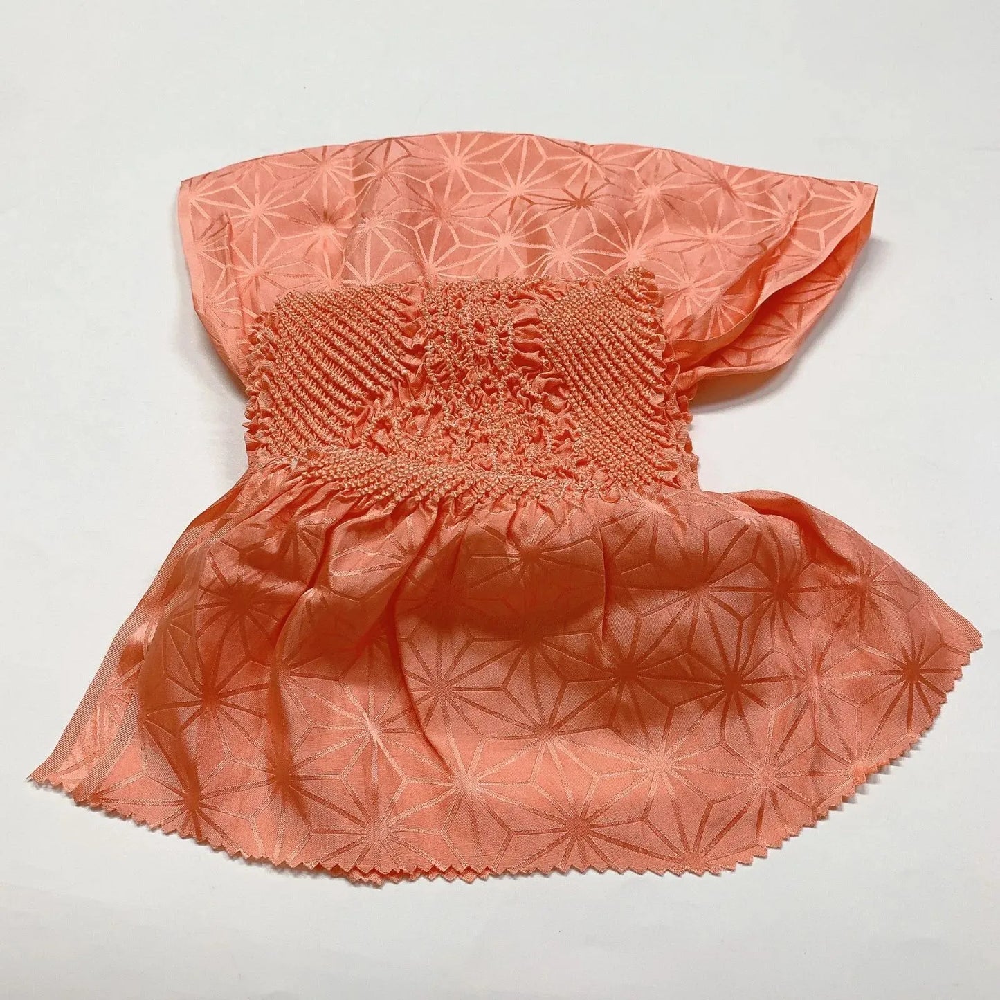 6391# Japanese Kimono Accessory Obiage and Obijime 2-piece Set Silk Shibori