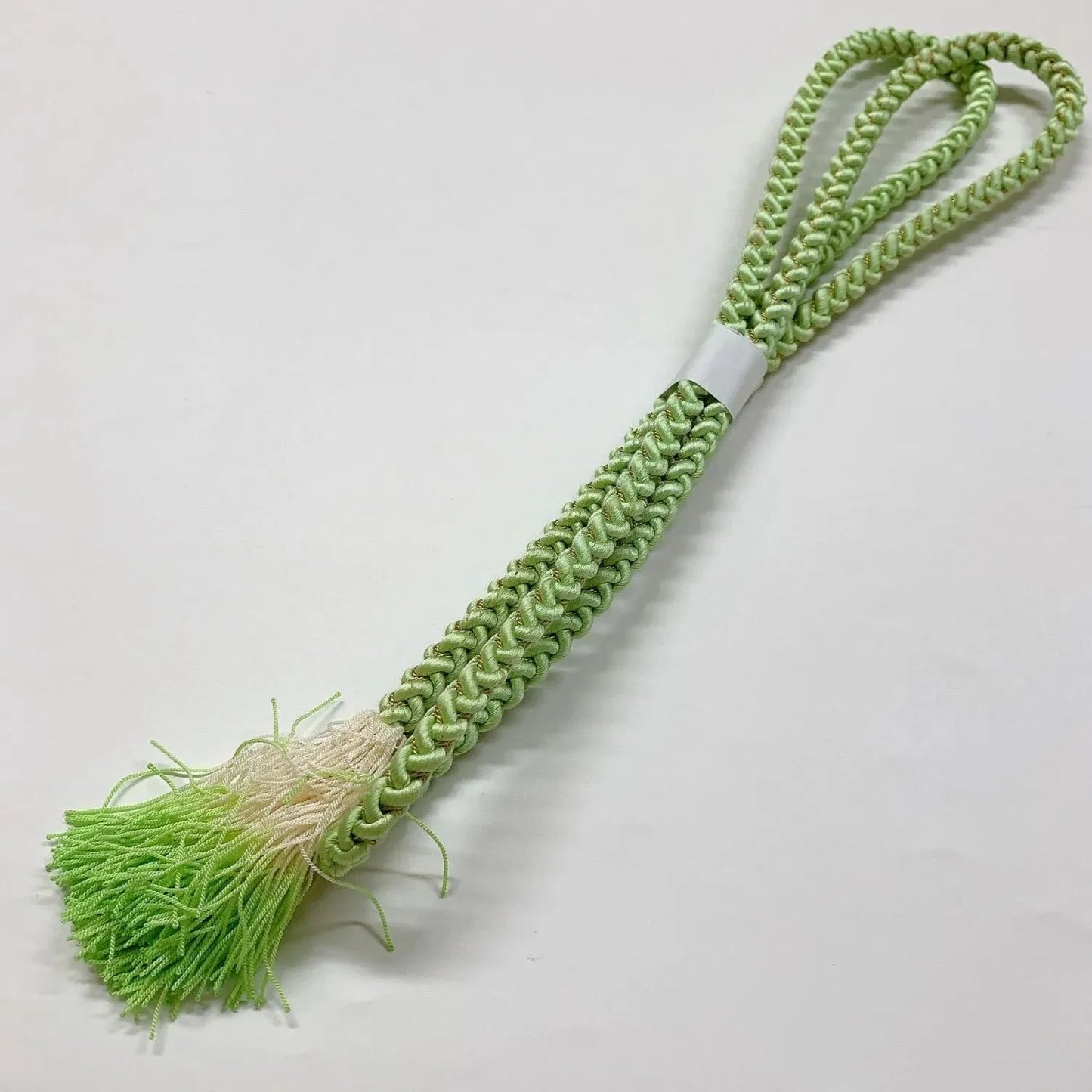 6392# Japanese Kimono Accessory Obiage and Obijime 2-piece Set Silk Shibori