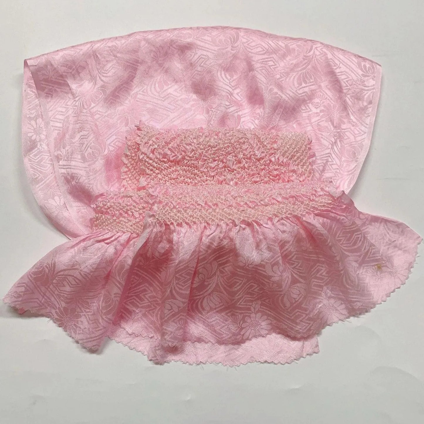 6393# Japanese Kimono Accessory Obiage and Obijime 2-piece Set Silk Shibori