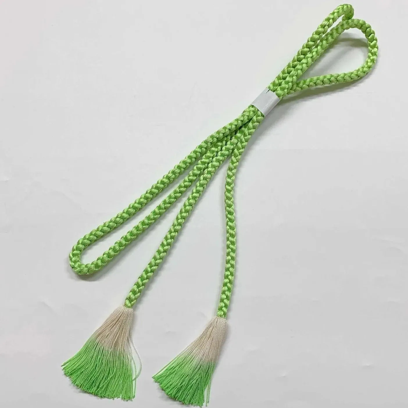 6397# Japanese Kimono Accessory Obiage and Obijime 2-piece Set Silk Shibori