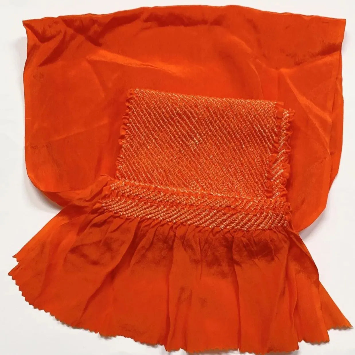 6400# Japanese Kimono Accessory Obiage and Obijime 2-piece Set Silk Shibori