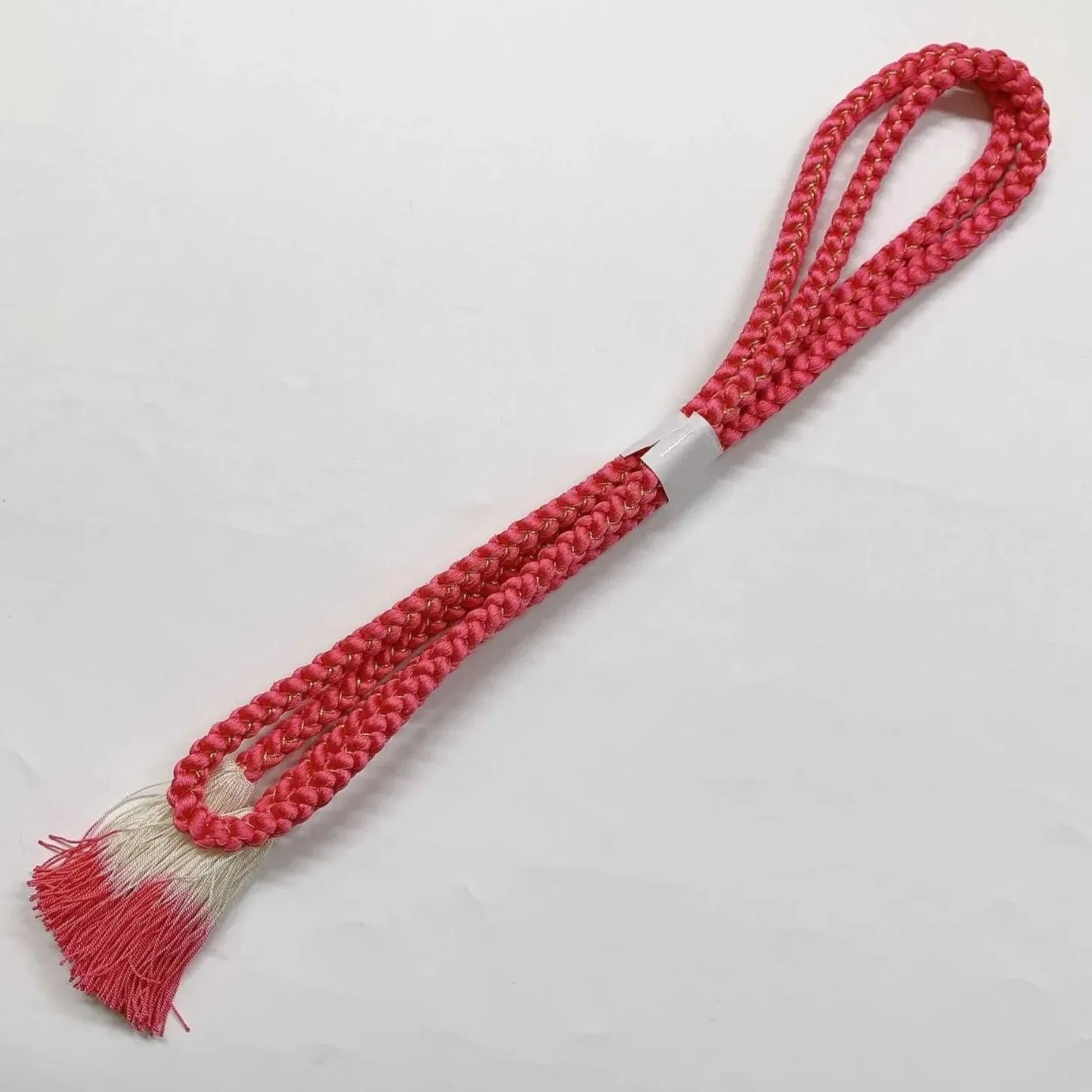 6404# Japanese Kimono Accessory Obiage and Obijime 2-piece Set Silk Shibori