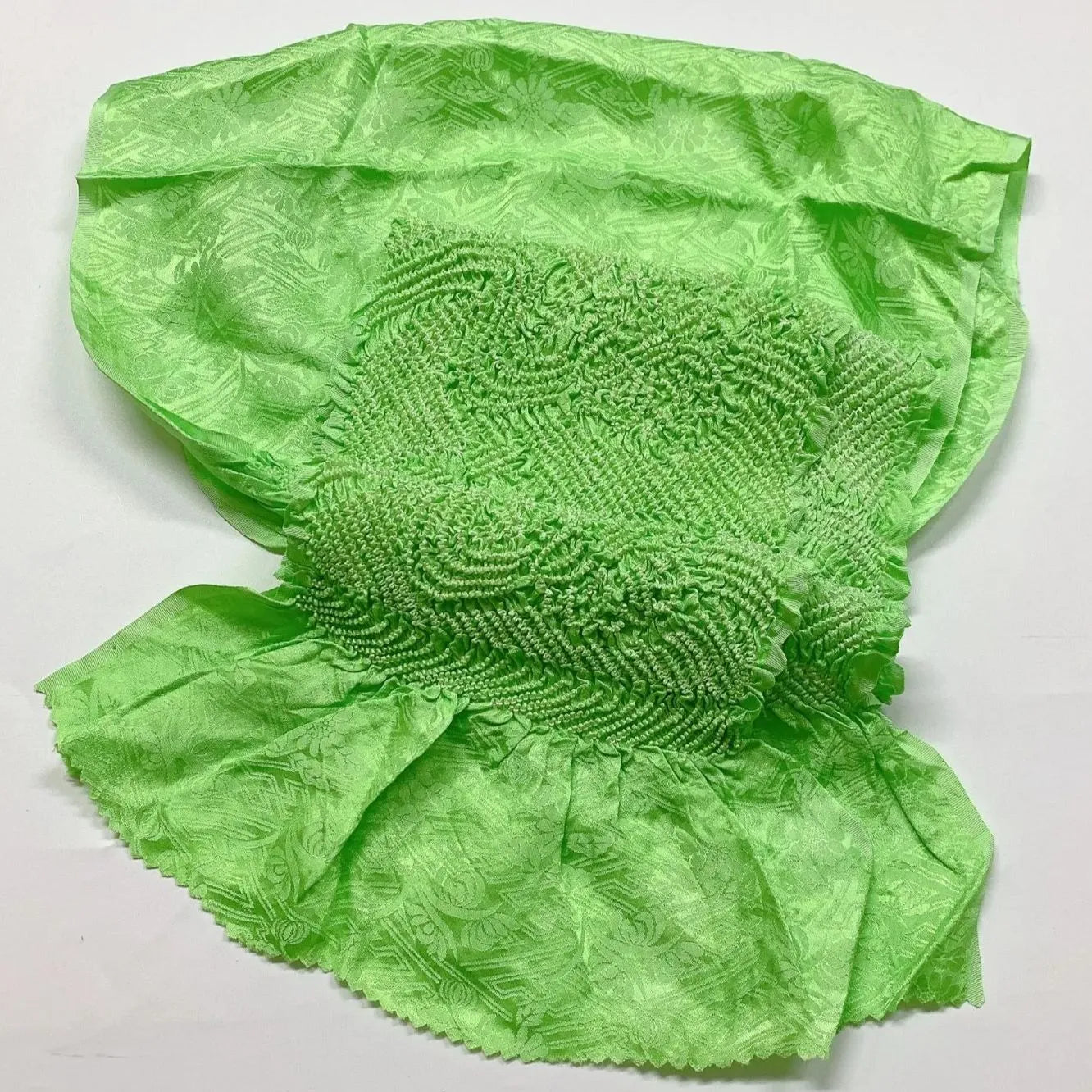 6410# Japanese Kimono Accessory Obiage and Obijime 2-piece Set Silk Shibori