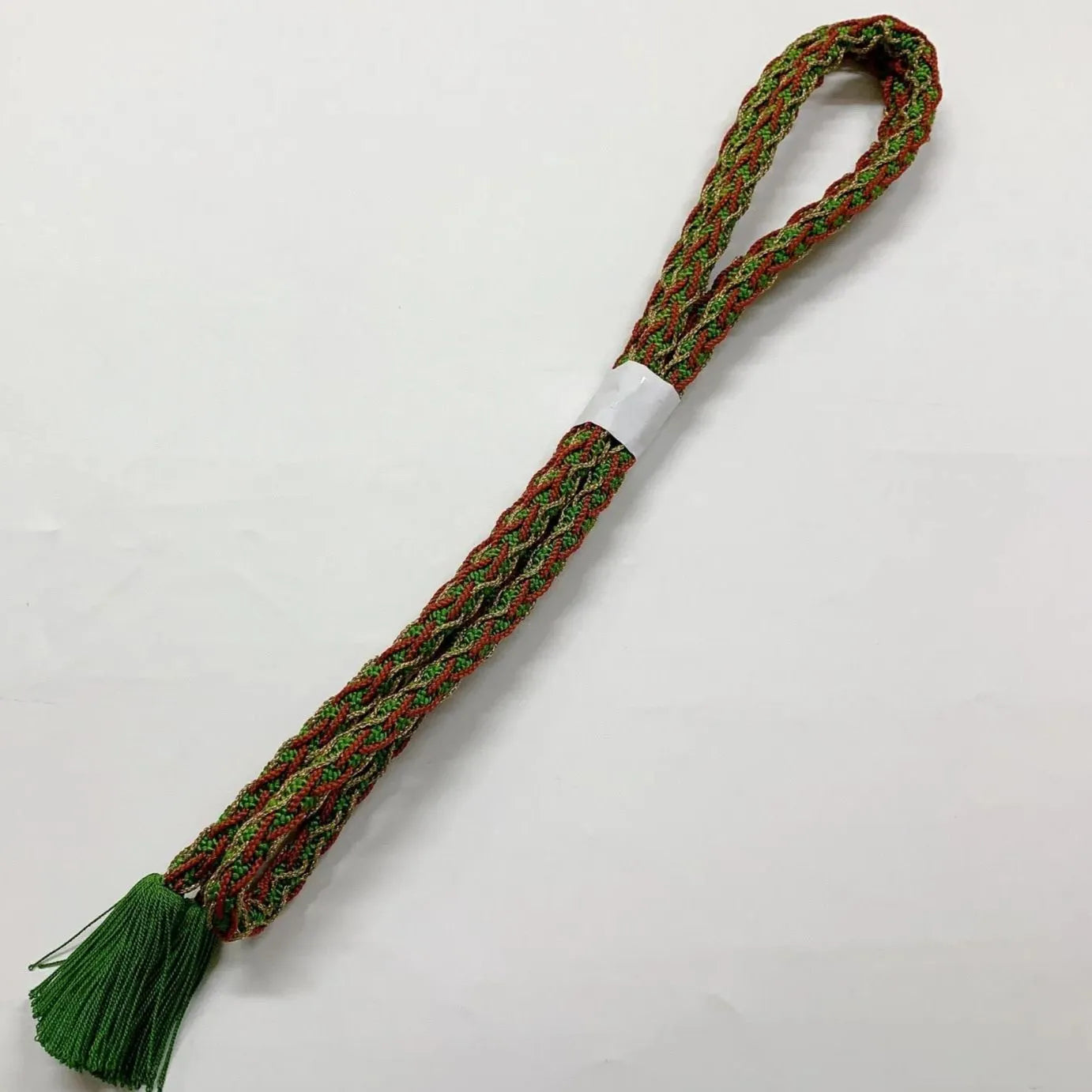 6410# Japanese Kimono Accessory Obiage and Obijime 2-piece Set Silk Shibori