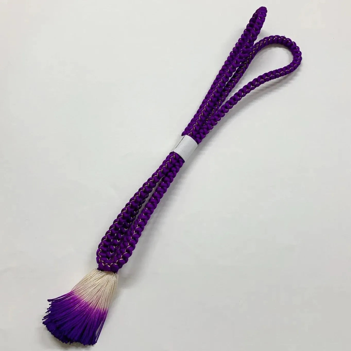 6413# Japanese Kimono Accessory Obiage and Obijime 2-piece Set Silk Shibori