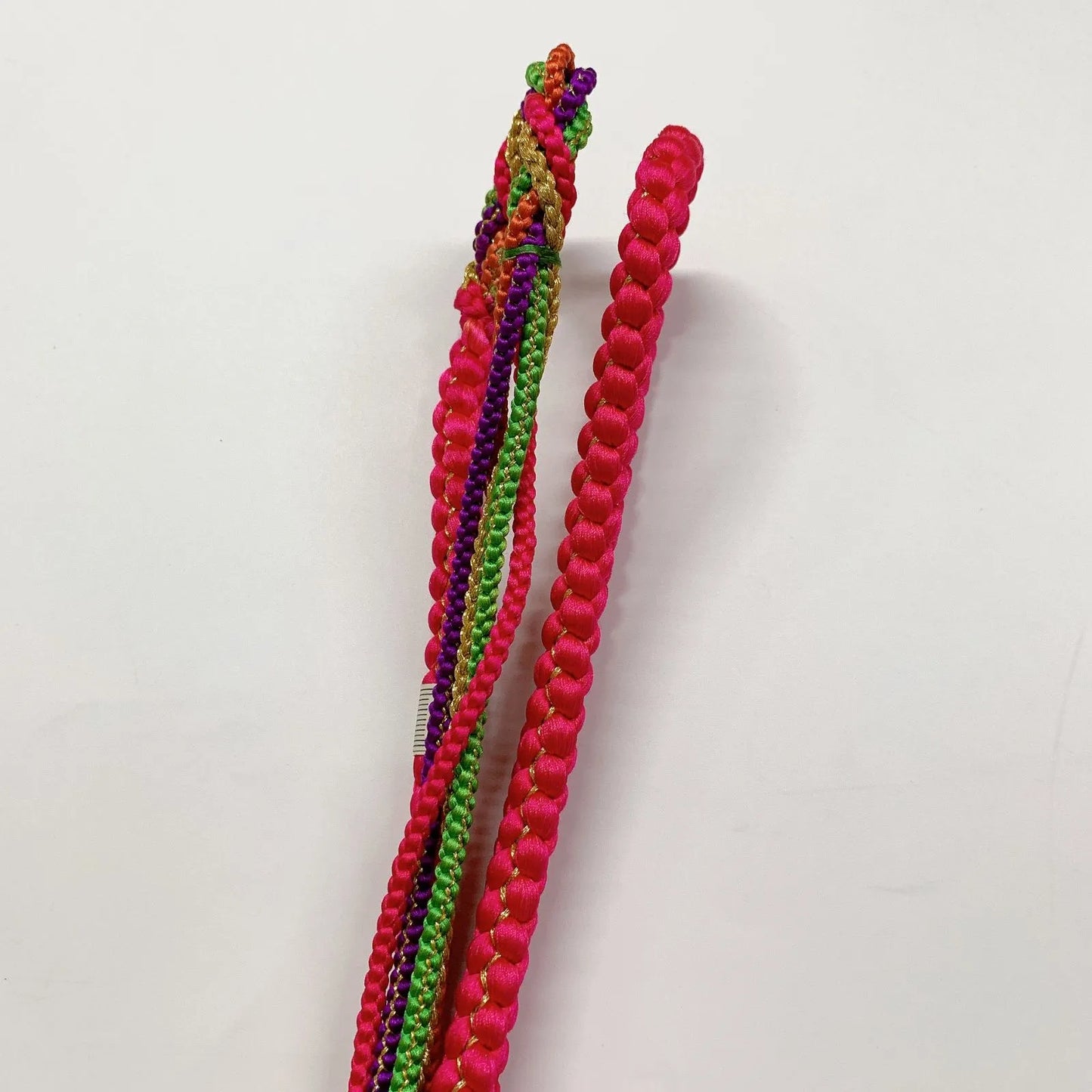 6414# Japanese Kimono Accessory Obiage and Obijime 2-piece Set Silk Shibori