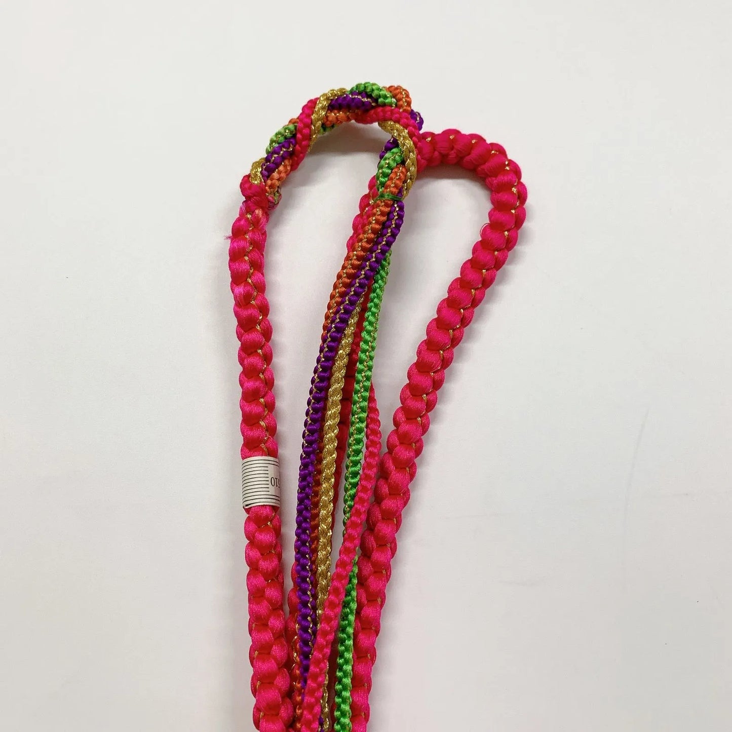 6414# Japanese Kimono Accessory Obiage and Obijime 2-piece Set Silk Shibori