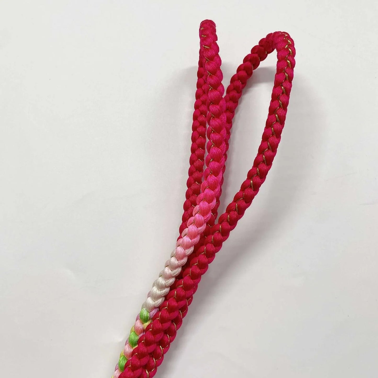 6428# Japanese Kimono Accessory Obiage and Obijime 2-piece Set Silk Shibori