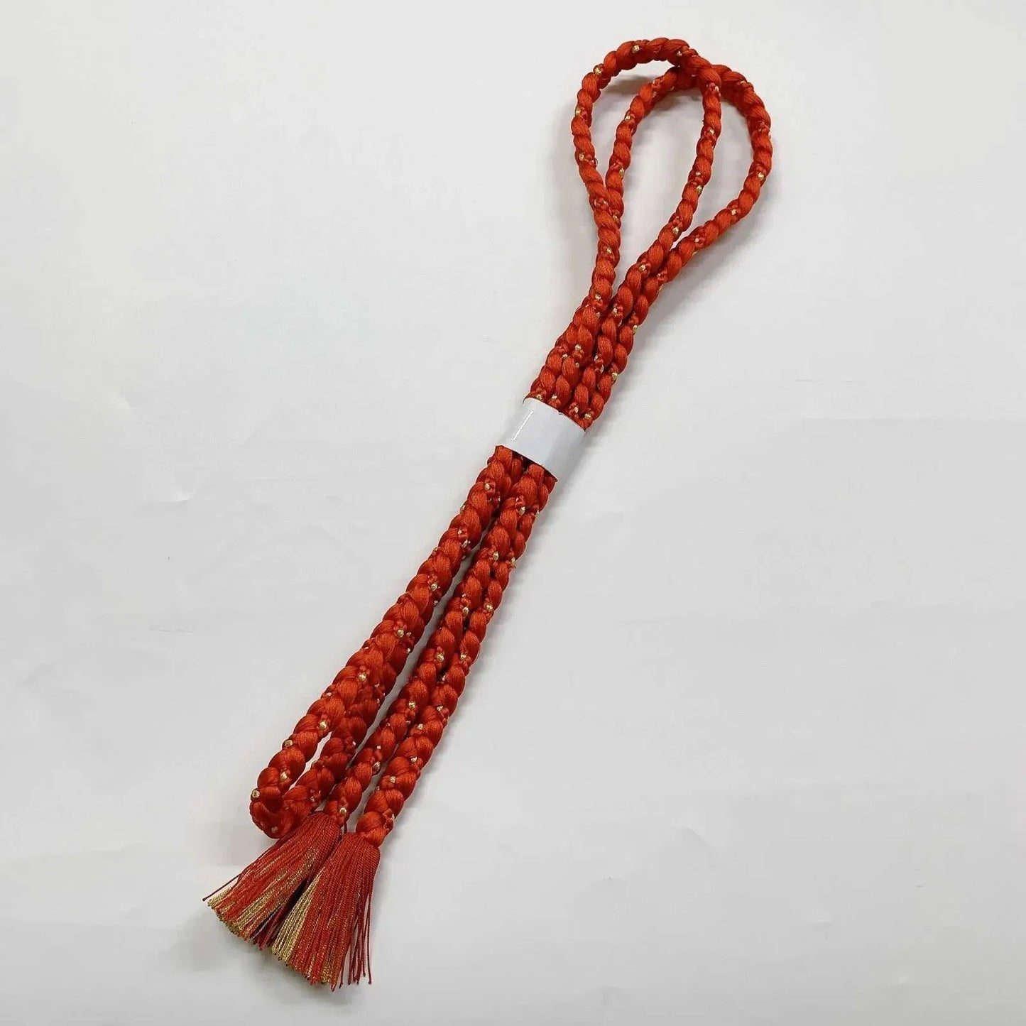 6417# Japanese Kimono Accessory Obiage and Obijime 2-piece Set Silk Shibori