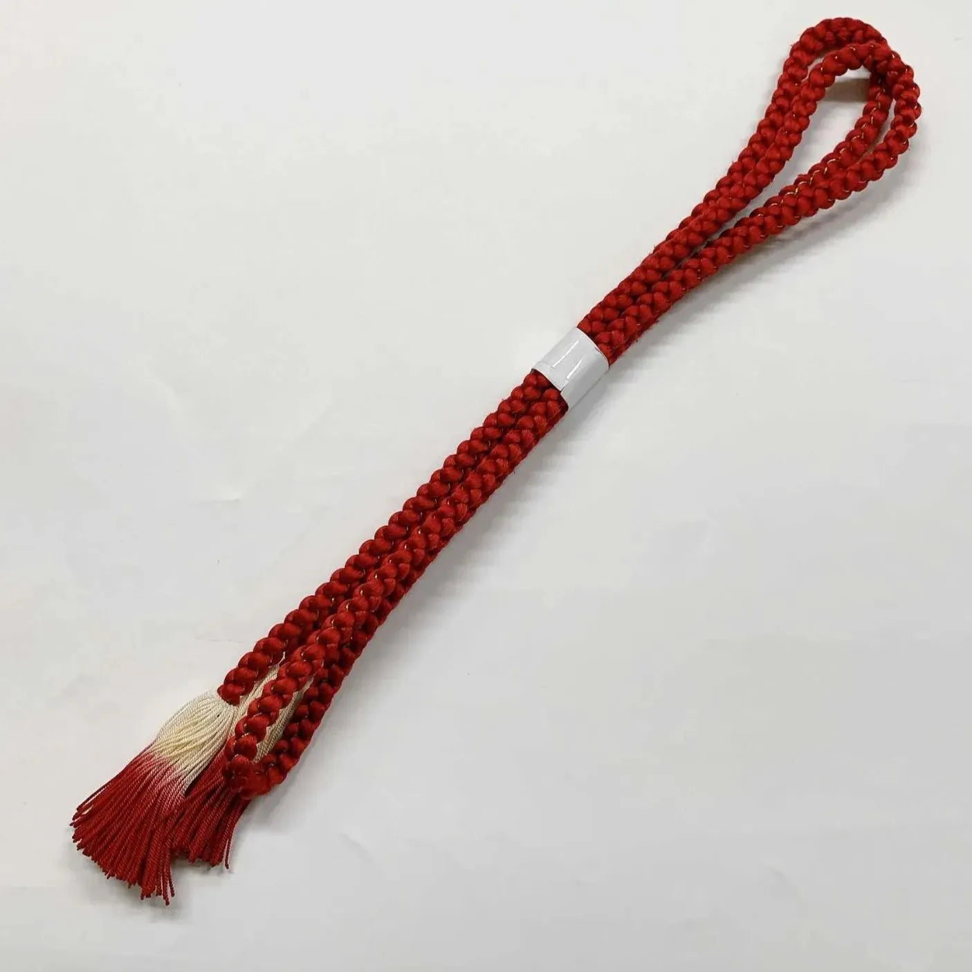 6421# Japanese Kimono Accessory Obiage and Obijime 2-piece Set Silk Shibori