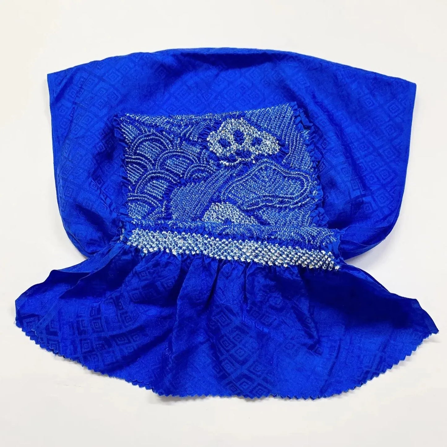 6422# Japanese Kimono Accessory Obiage and Obijime 2-piece Set Silk Shibori