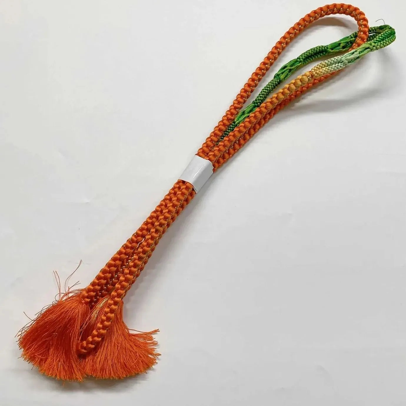 6427# Japanese Kimono Accessory Obiage and Obijime 2-piece Set Silk Shibori