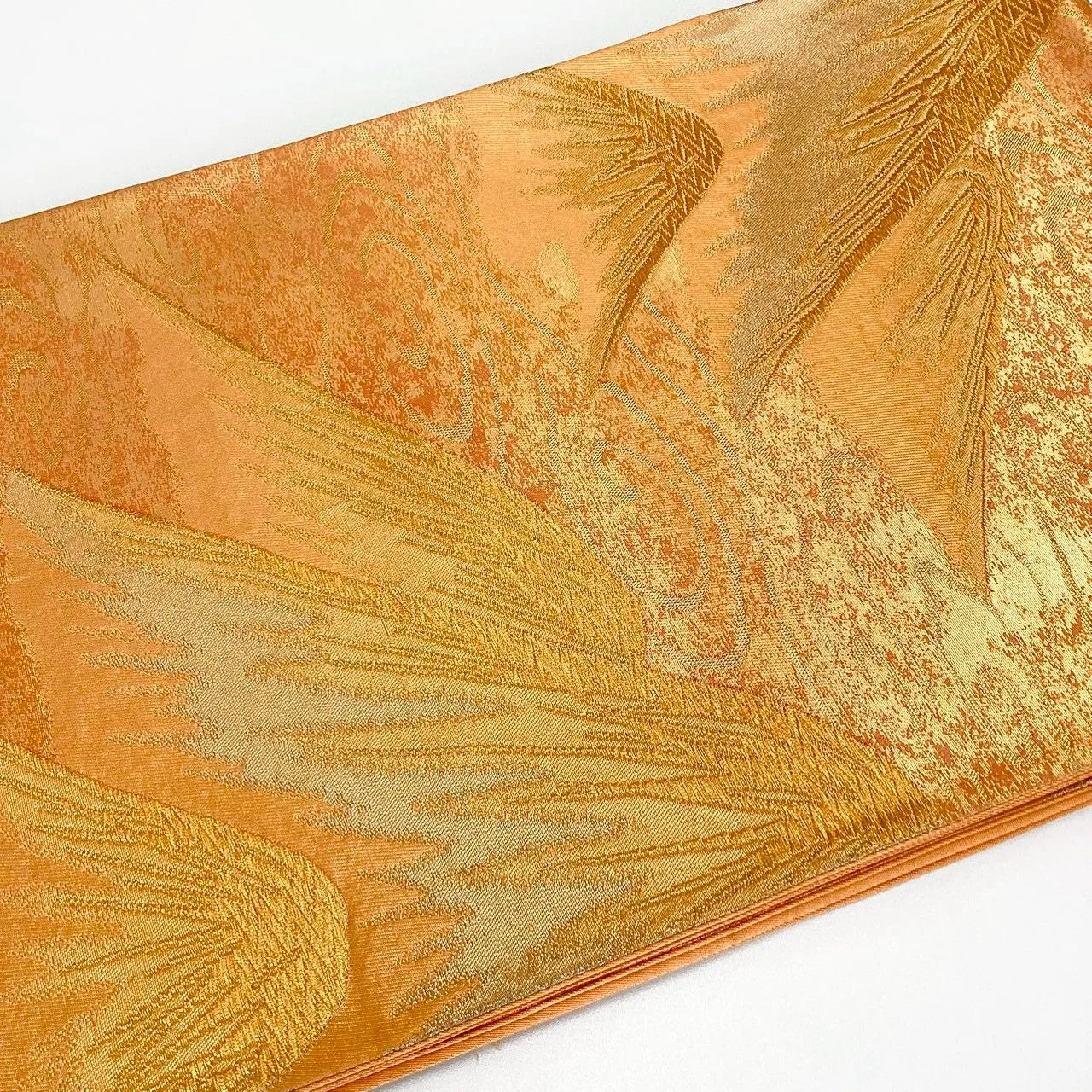 6192# Japanese Vintage Fukuro Obi Belt Kimono Fabric Silk Traditional