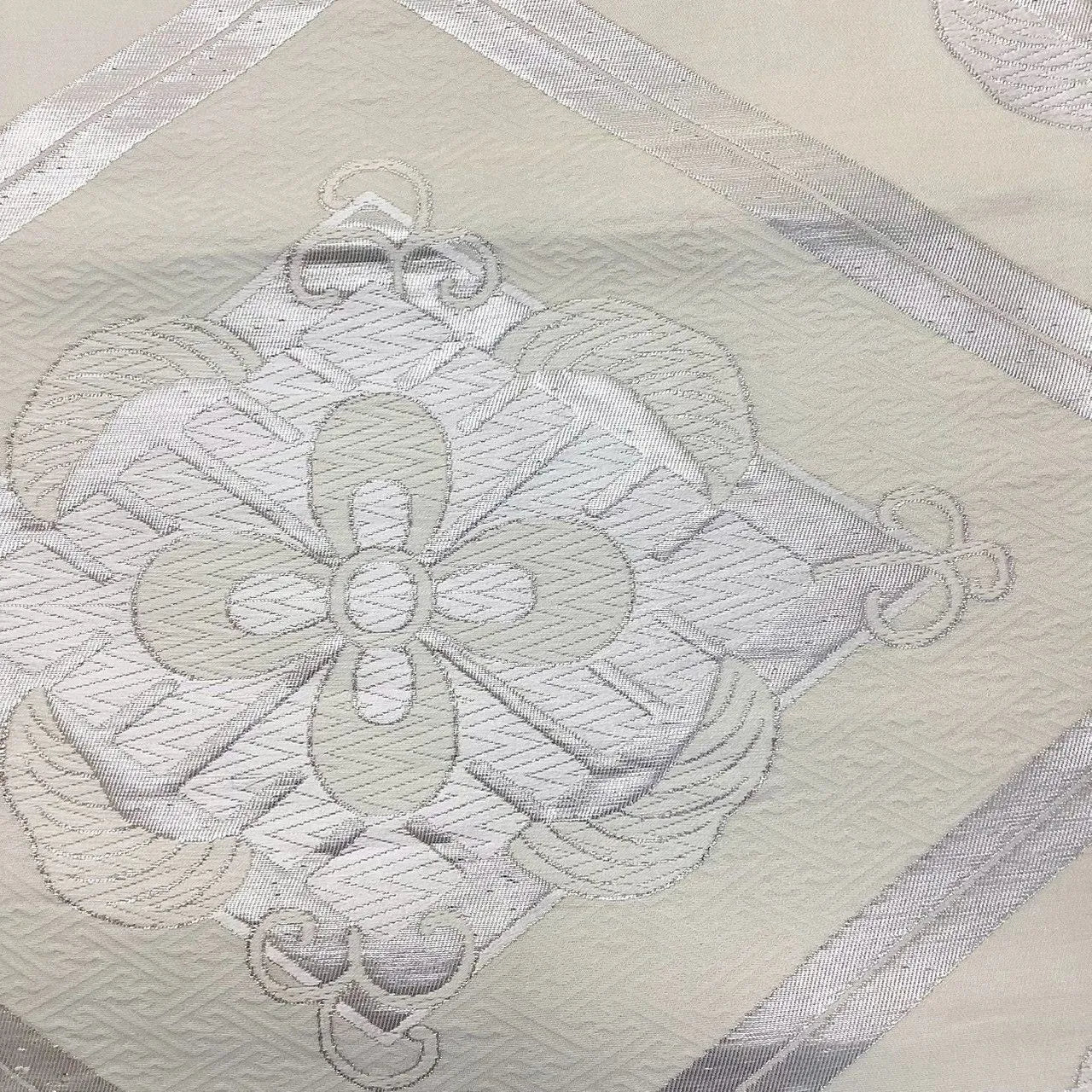 6197# Japanese Vintage Fukuro Obi Belt Kimono Fabric Silk Traditional Untailored