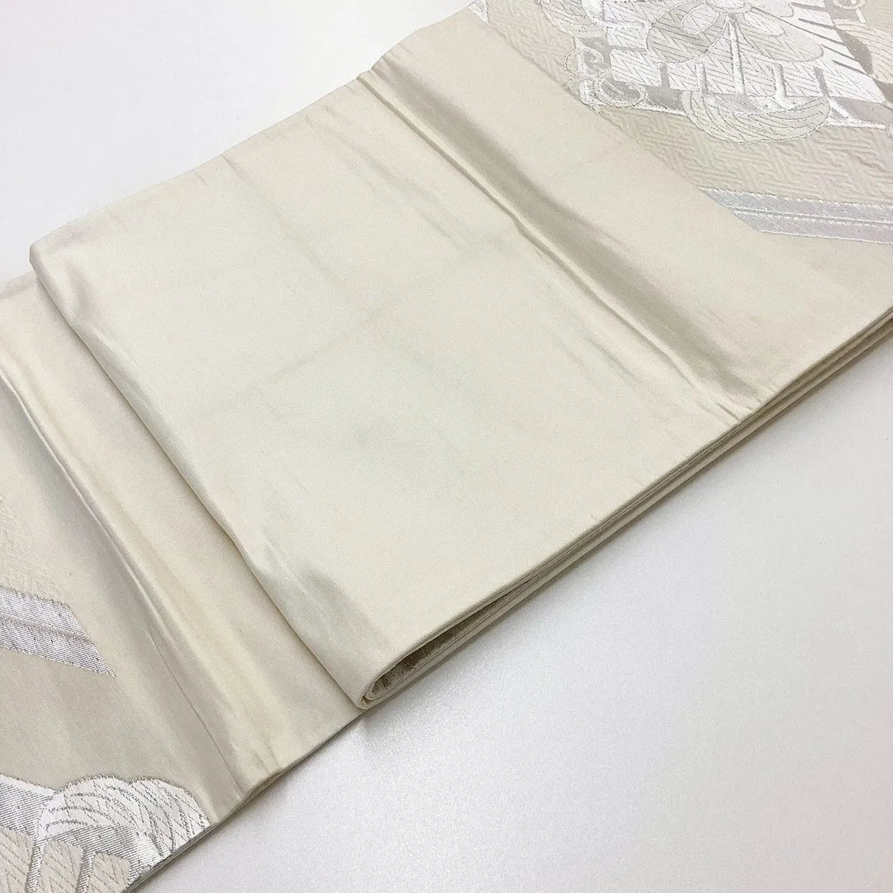 6197# Japanese Vintage Fukuro Obi Belt Kimono Fabric Silk Traditional Untailored