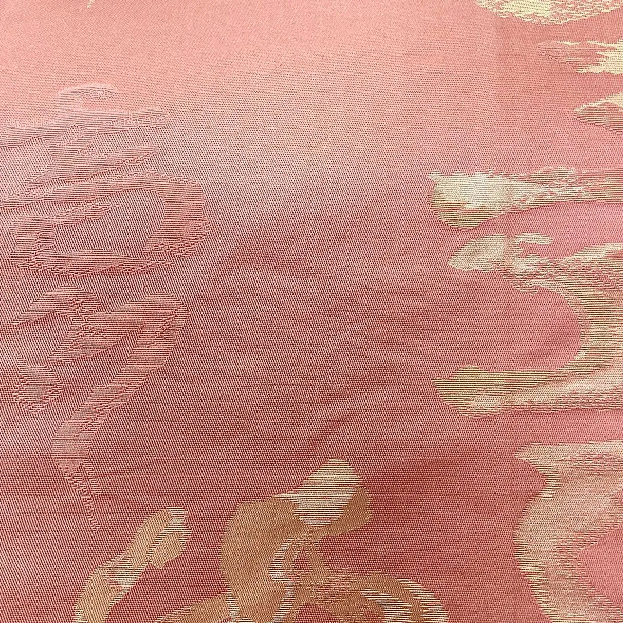 6207# Japanese Vintage Fukuro Obi Belt Kimono Fabric Silk Traditional