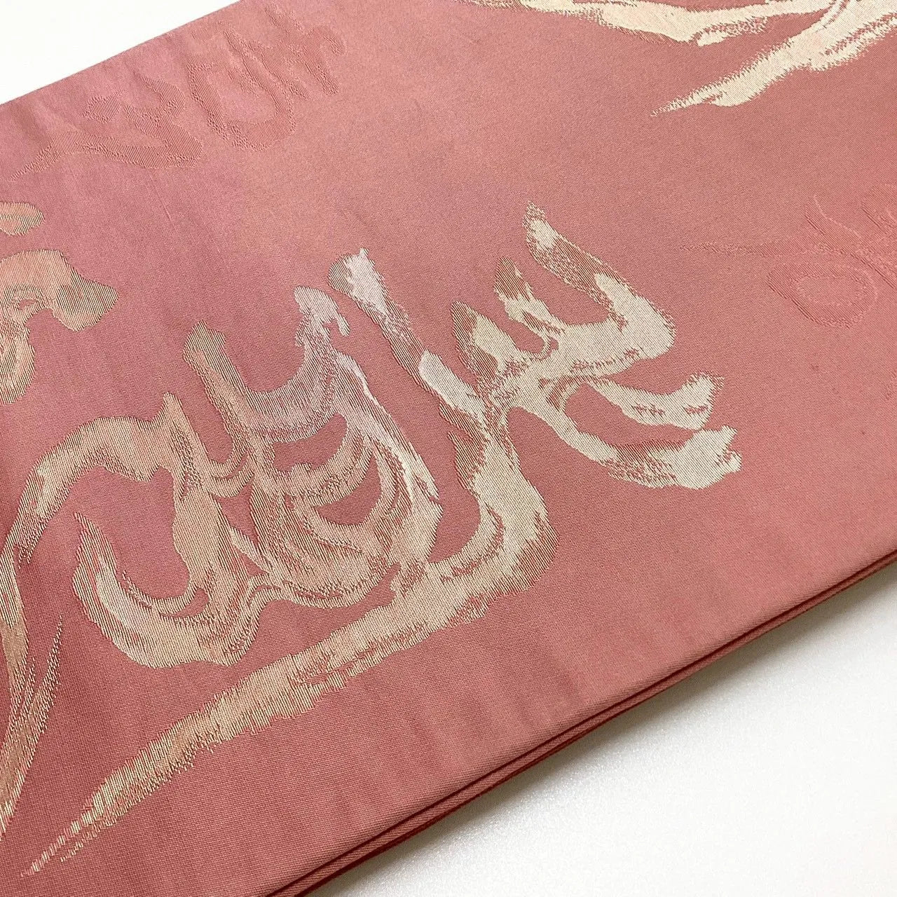 6207# Japanese Vintage Fukuro Obi Belt Kimono Fabric Silk Traditional