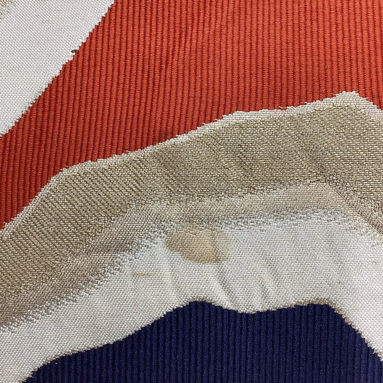 6219# Japanese Vintage Fukuro Obi Belt Kimono Fabric Silk Traditional