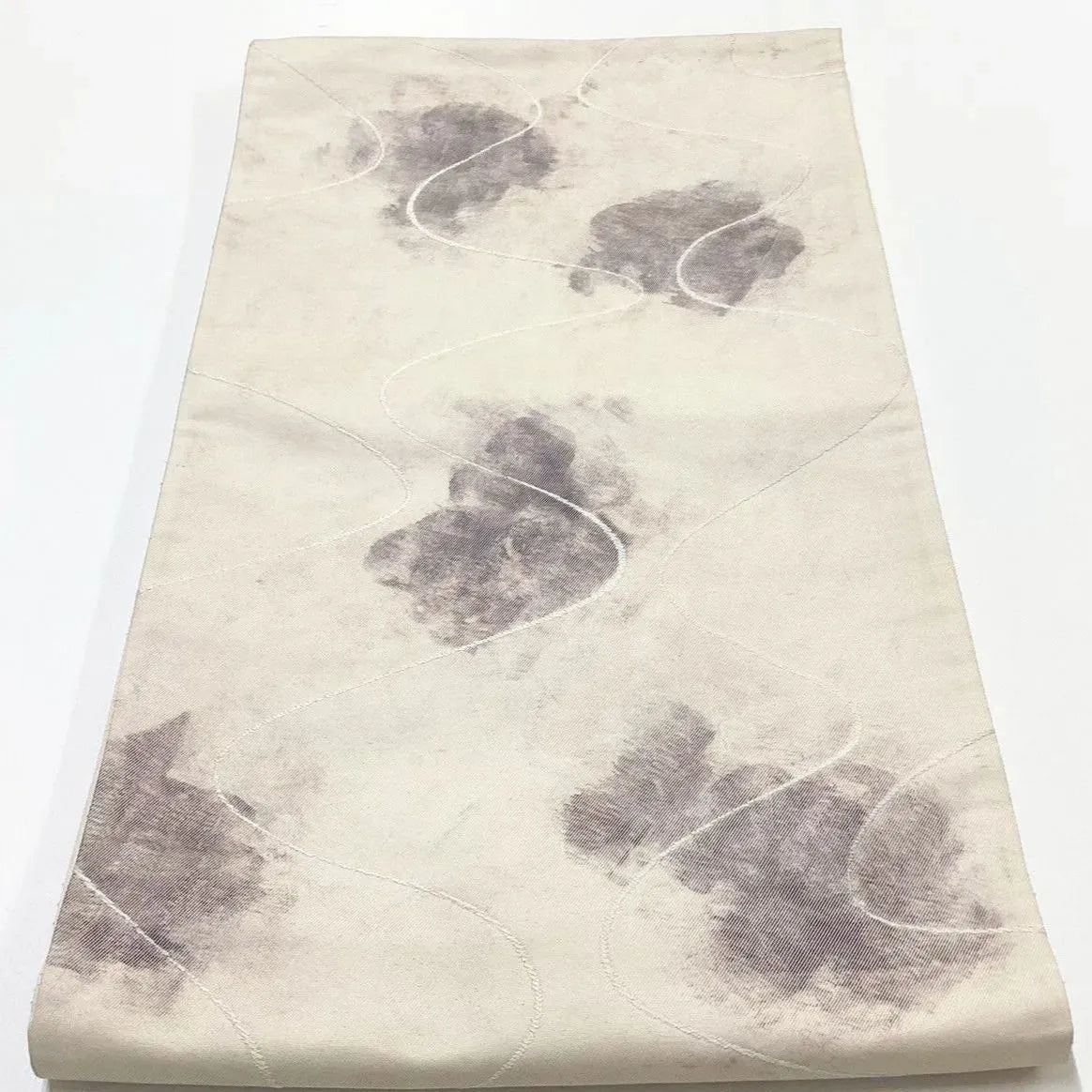 6218# Japanese Vintage Fukuro Obi Belt Kimono Fabric Silk Traditional 　