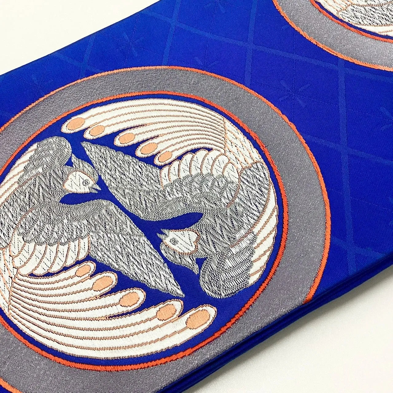 6225# Japanese Vintage Fukuro Obi Belt Kimono Fabric Silk Traditional