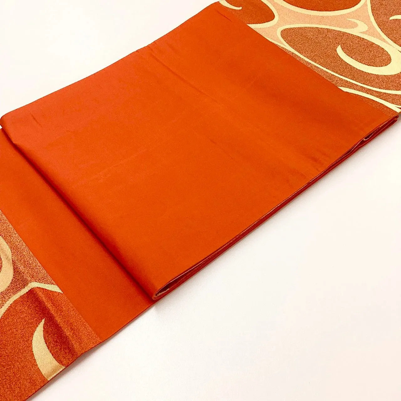 6228# Japanese Vintage Fukuro Obi Belt Kimono Fabric Silk Traditional