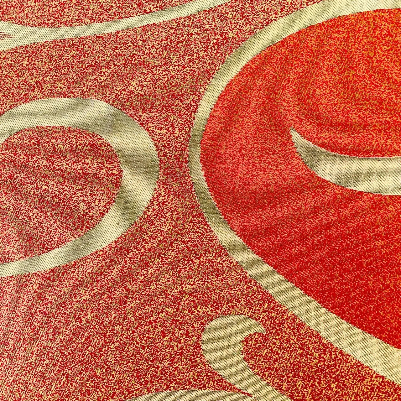 6228# Japanese Vintage Fukuro Obi Belt Kimono Fabric Silk Traditional