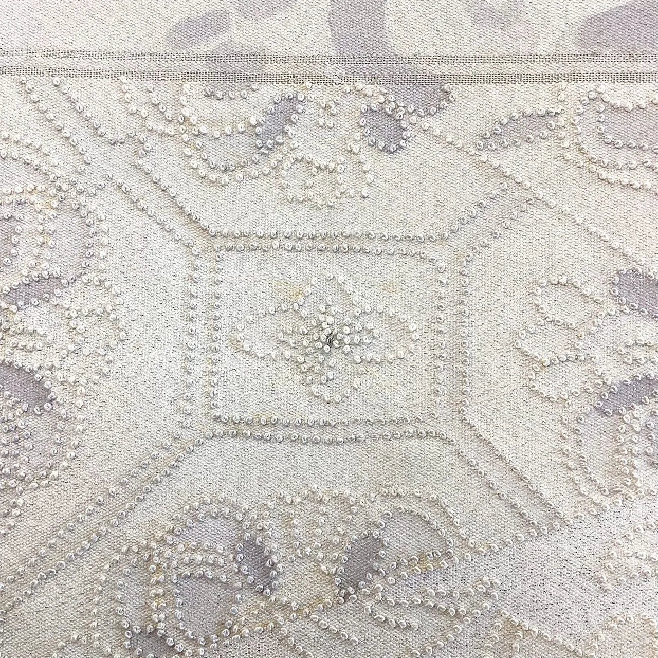 6246# Japanese Vintage Fukuro Obi Belt Kimono Fabric Silk Traditional Embroidery