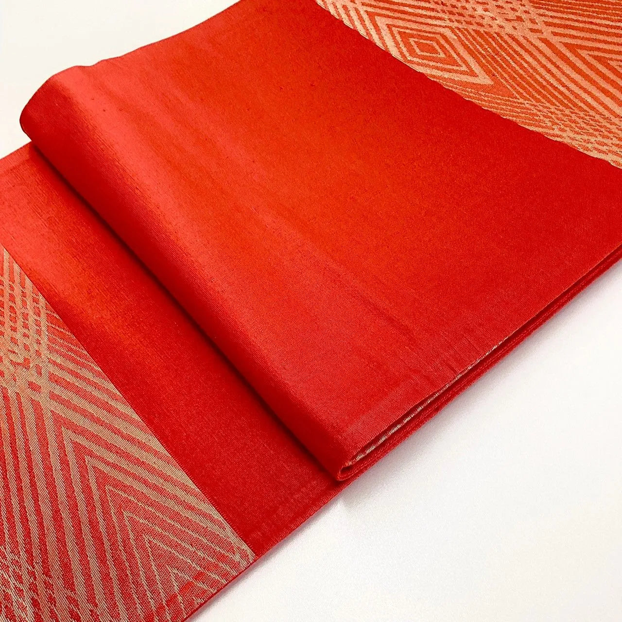 6250# Japanese Vintage Fukuro Obi Belt Kimono Fabric Silk Traditional