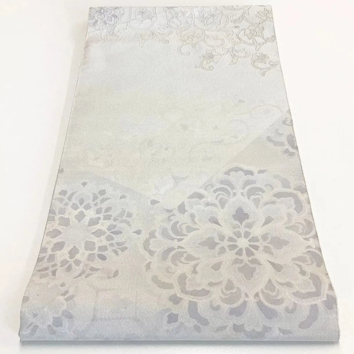 6246# Japanese Vintage Fukuro Obi Belt Kimono Fabric Silk Traditional Embroidery