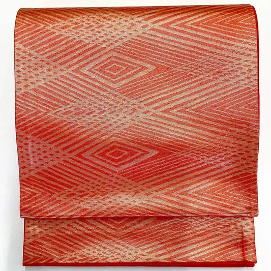 6250# Japanese Vintage Fukuro Obi Belt Kimono Fabric Silk Traditional