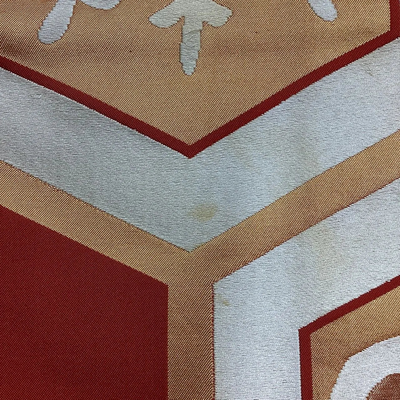 6270# Japanese Vintage Fukuro Obi Belt Kimono Fabric Silk Traditional Embroidery