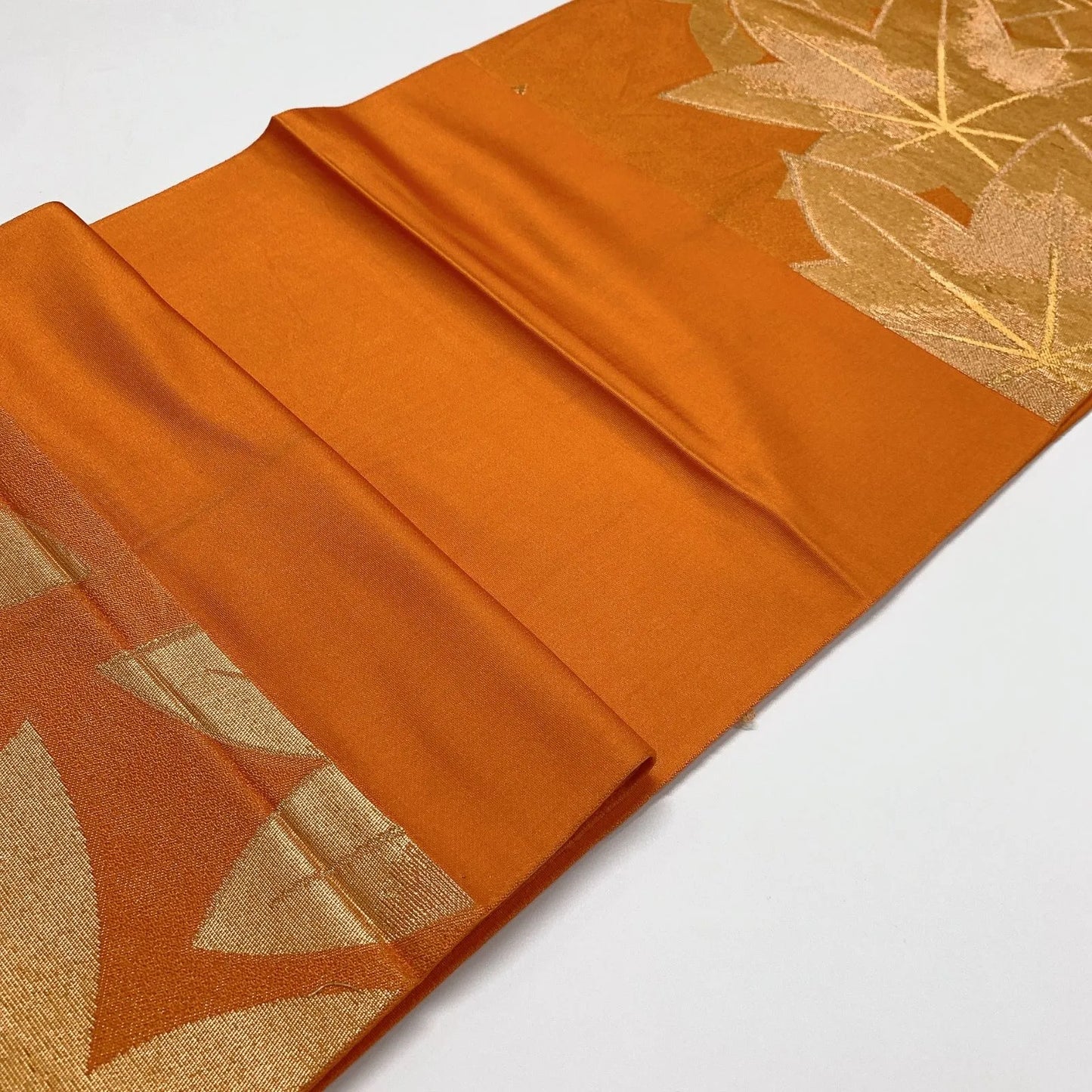 6295# Japanese Vintage Fukuro Obi Belt Kimono Fabric Silk Traditional