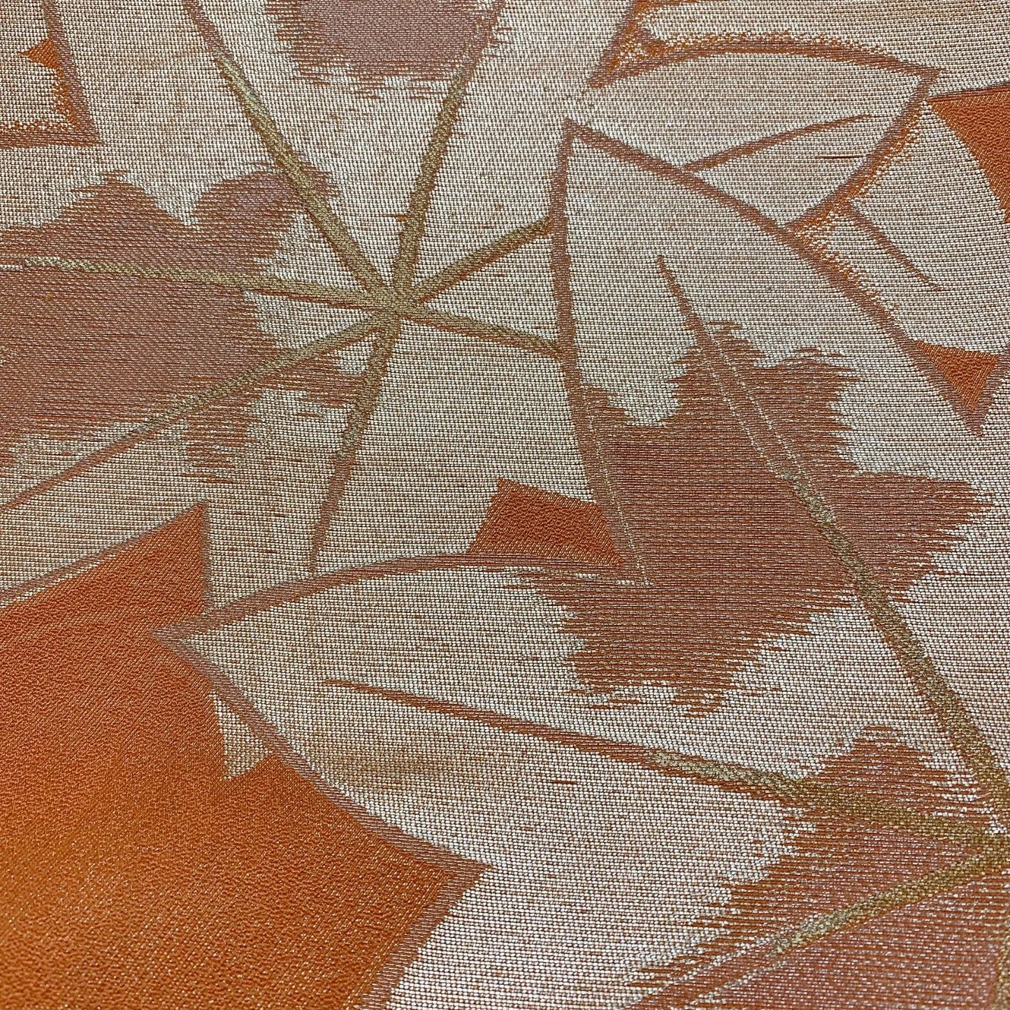 6295# Japanese Vintage Fukuro Obi Belt Kimono Fabric Silk Traditional