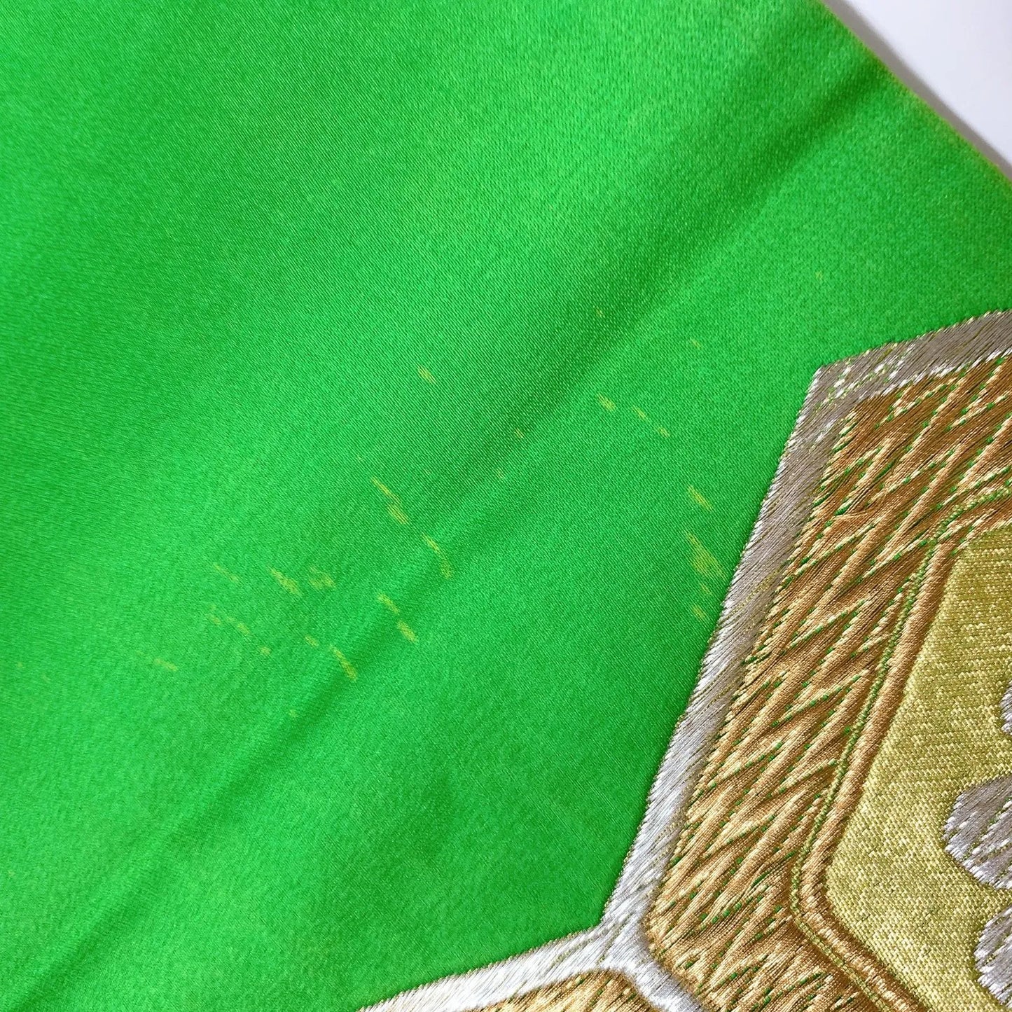 6300# Japanese Vintage Fukuro Obi Belt Kimono Fabric Silk Traditional