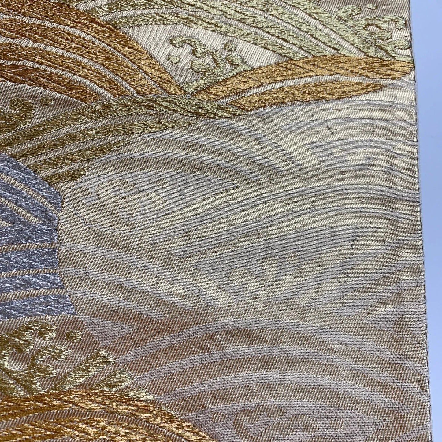 6308# Japanese Vintage Fukuro Obi Belt Kimono Fabric Silk Traditional