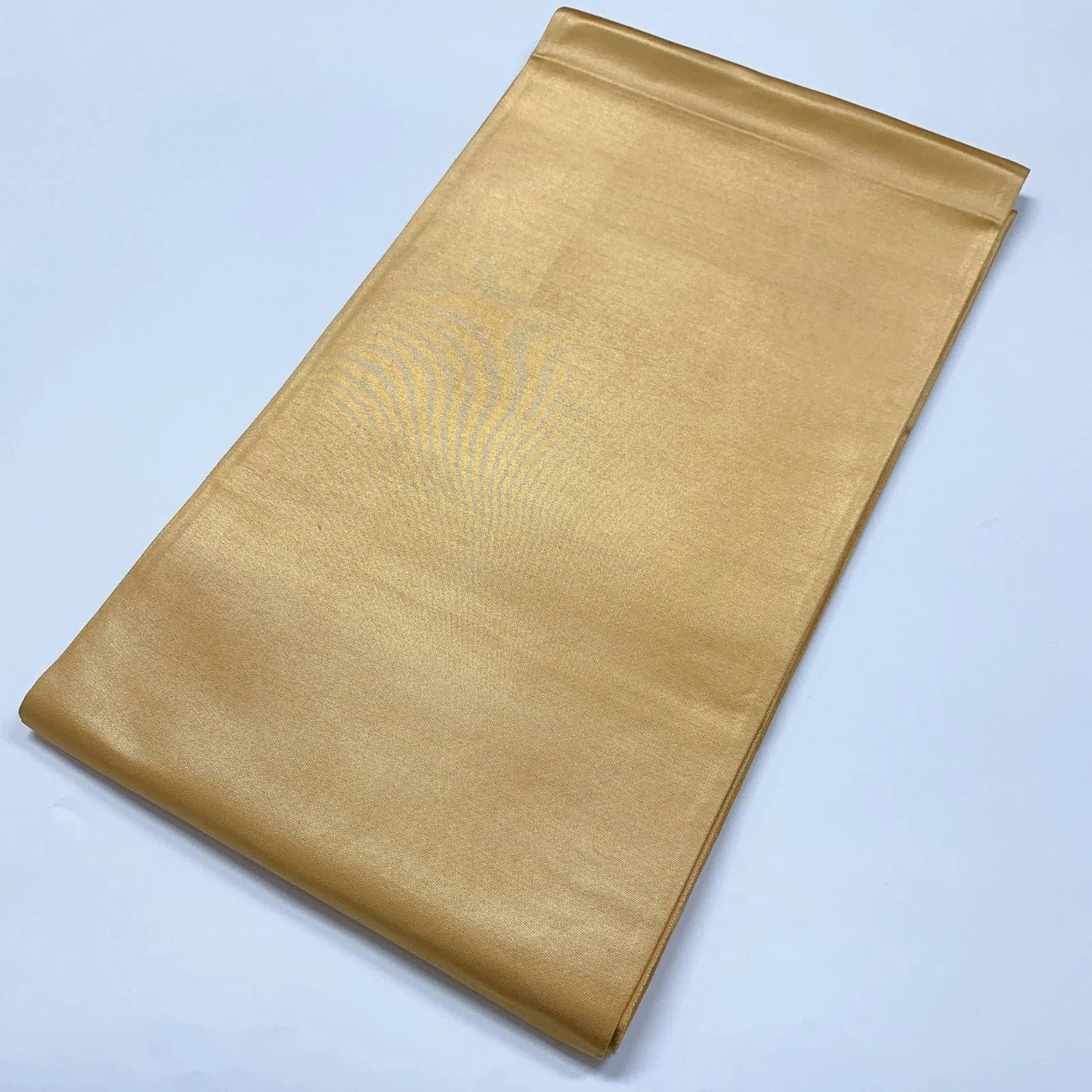 6321# Japanese Vintage Fukuro Obi Belt Kimono Fabric Silk Traditional Gold