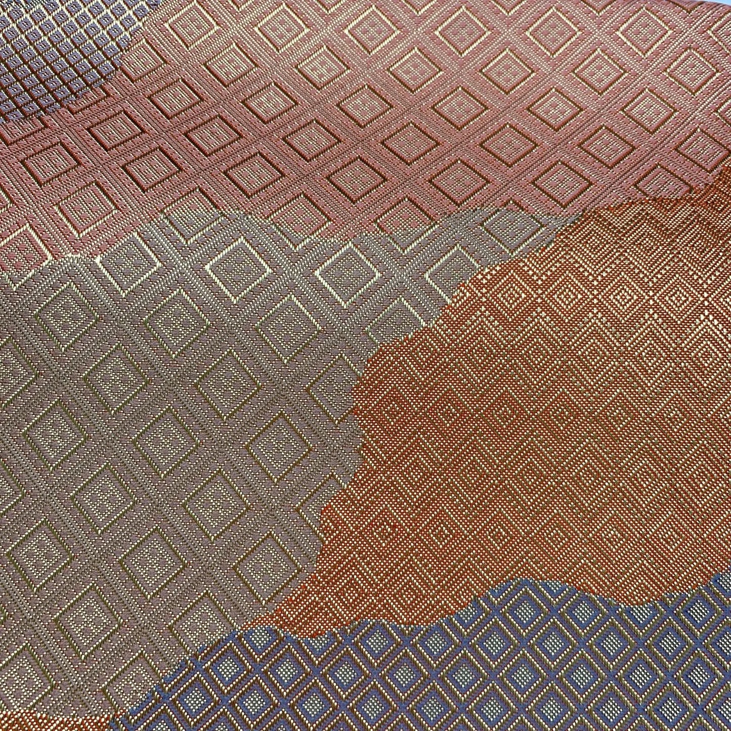 6322# Japanese Vintage Fukuro Obi Belt Kimono Fabric Silk Traditional