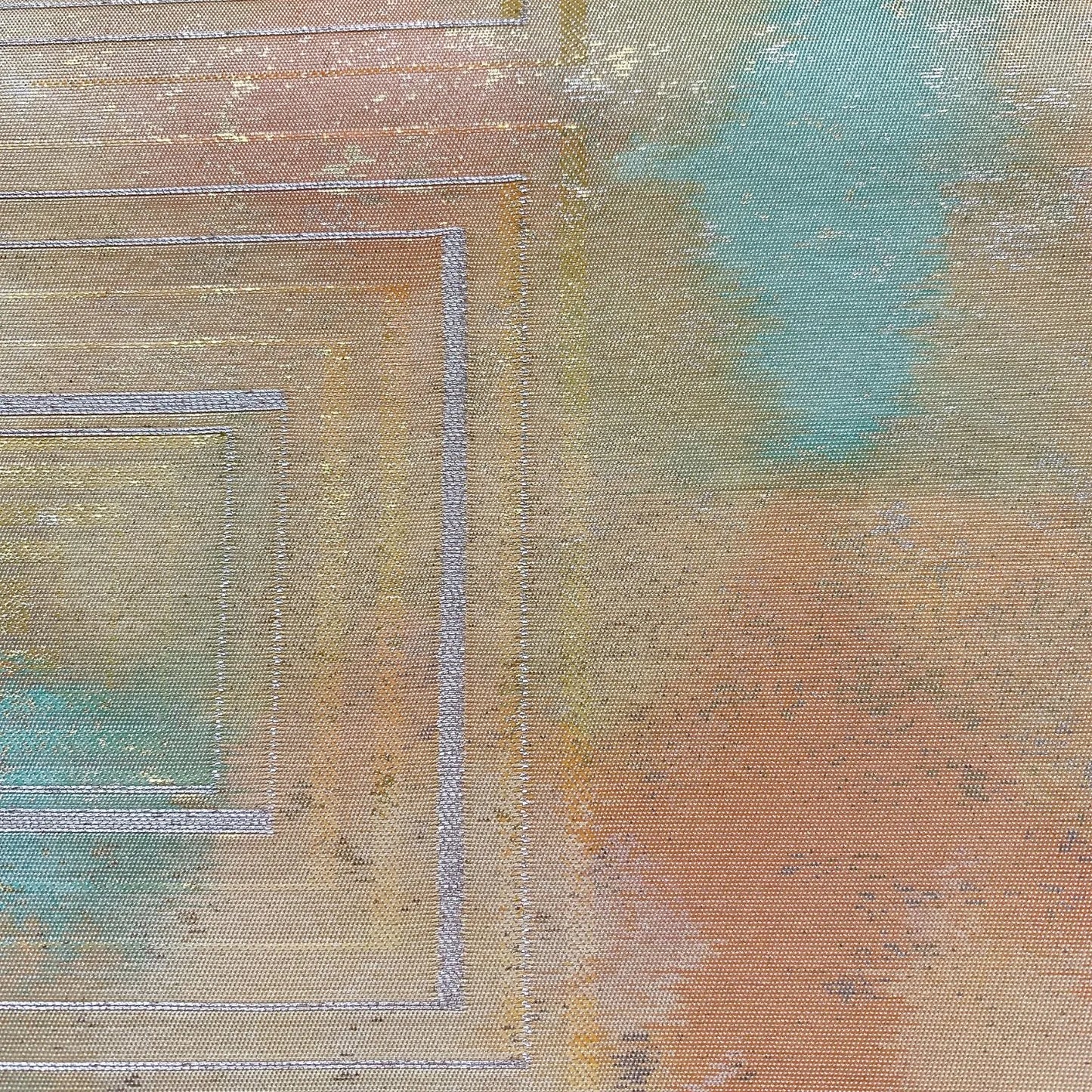 6324# Japanese Vintage Fukuro Obi Belt Kimono Fabric Silk Traditional